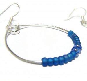 Simply blue earrings